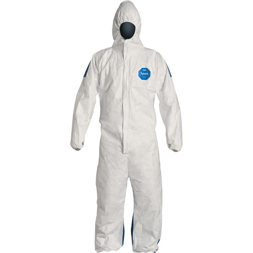Combinaisons avec capuchon, T-Grand, Bleu/Blanc, Tyvek 400 D OSI Industrial Sales