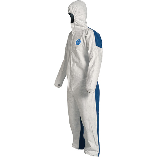 Combinaisons avec capuchon, T-Grand, Bleu/Blanc, Tyvek 400 D OSI Industrial Sales