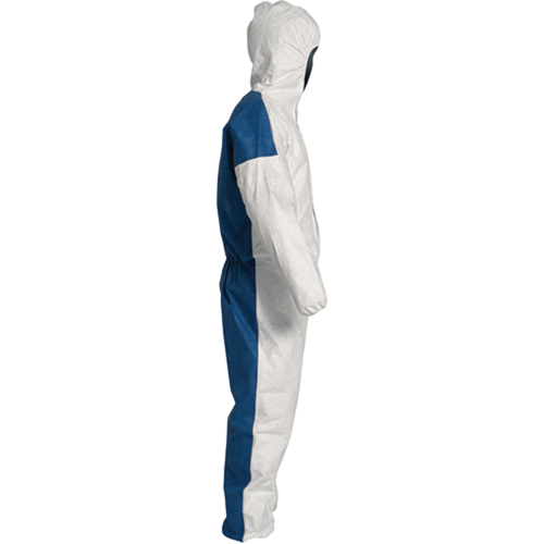 Combinaisons avec capuchon, T-Grand, Bleu/Blanc, Tyvek 400 D OSI Industrial Sales