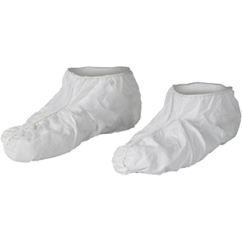 Couvre-chaussures Kleenguard A40, Moyen, Vinyle, Blanc OSI Industrial Sales