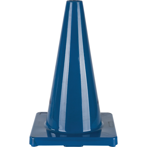 Coloured Traffic Cone, 18", Blue OSI Industrial Sales