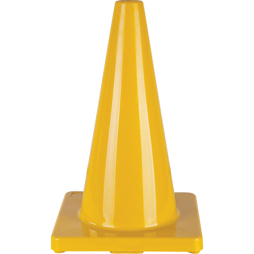 Coloured Traffic Cone, 18", Yellow OSI Industrial Sales