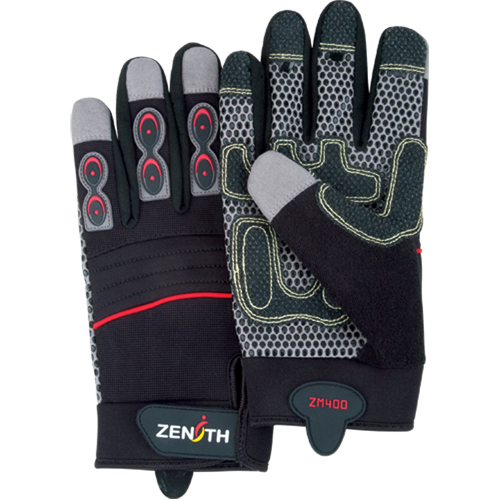ZM400 Premium Mechanic's Gloves, Synthetic Palm, Size Medium OSI Industrial Sales