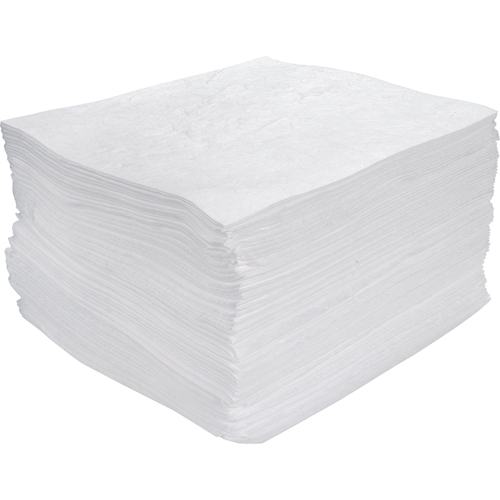 Premium Meltblown Sorbent Pads, Oil Only, 15" x 17", 30 gal. Absorbancy OSI Industrial Sales