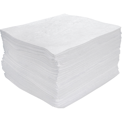 Premium Meltblown Sorbent Pads, Oil Only, 15" x 17", 25 gal. Absorbancy OSI Industrial Sales