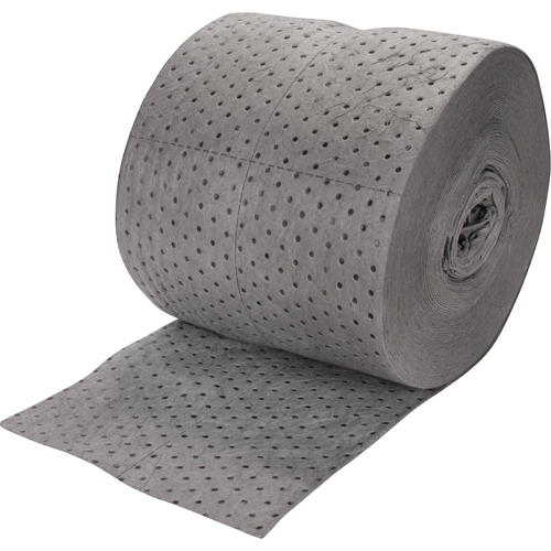 Premium Bonded Sorbent Rolls, Heavyweight, 150' L x 15" W, 25 gal. Absorbancy OSI Industrial Sales