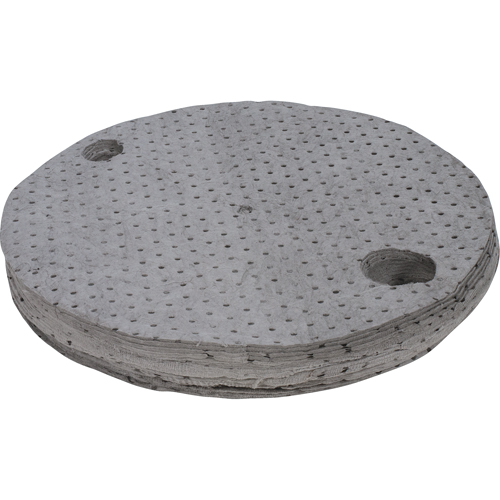 Tampons absorbants pour couvercles de barils - Universel OSI Industrial Sales