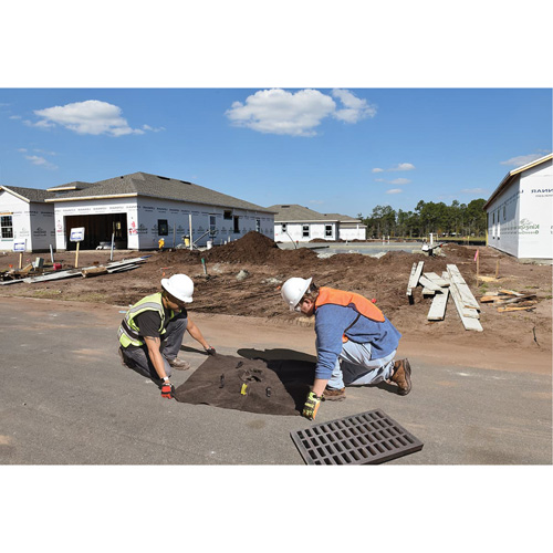 Ultra-Drain Guard&reg; Catch Basin Insert, Trash & Debris, 48" L x 36" W OSI Industrial Sales