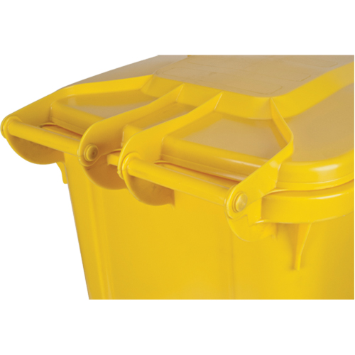 Contenant jaune mobile, Polyur&eacute;thane, 63 gallons/63 gal. US OSI Industrial Sales