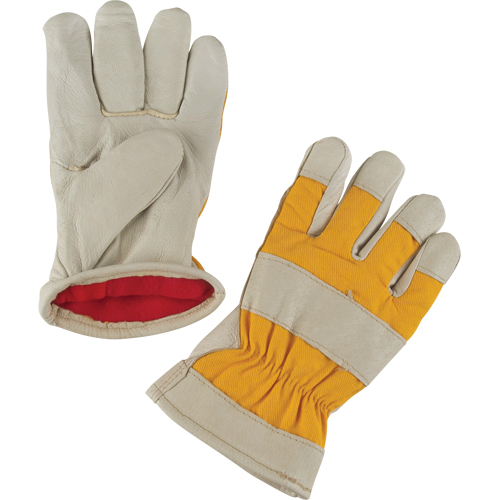 Gants de travail doubl&eacute;s pour l'hiver de premi&egrave;re qualit&eacute;, 2T-Grand, Paume en Cuir fleur de porc, Doublure en Molleton de mousse OSI Industrial Sales