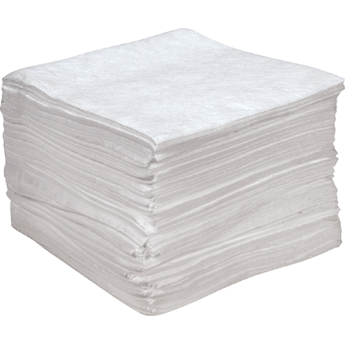 Premium Anti Static Sorbent Pads, Oil Only, 15" x 18", 25 gal. Absorbancy OSI Industrial Sales