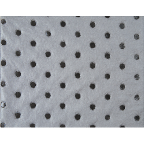 Feuilles absorbantes en fibres fines de calibre industriel, Universel, 15" x 17", 40 gal. d'absorption OSI Industrial Sales