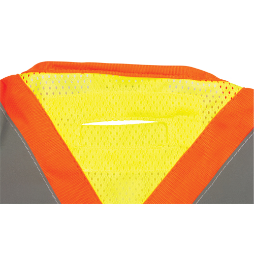 CSA Compliant High Visibility Surveyor Vest, High Visibility Lime-Yellow, X-Large, Polyester OSI Industrial Sales