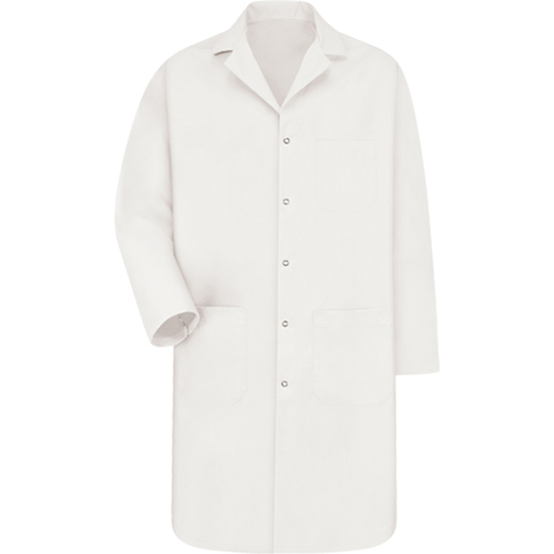 Lab Coat, Poly-Cotton, Small, White OSI Industrial Sales