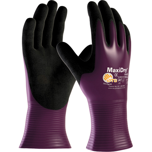 ATG MaxiDry&reg; 56-426 Gloves, 7/Small, Nitrile Coating, 15 Gauge, Nylon Shell OSI Industrial Sales