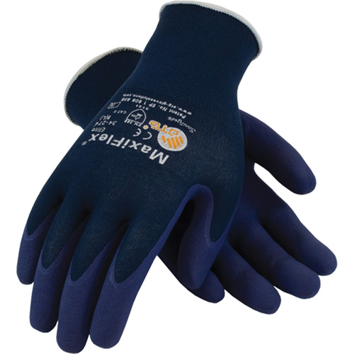 Gants ATG MaxiFlex Elite 34-274, 6/T-petit, R&ecirc;vetement Mousse de nitrile, Calibre 18, Enveloppe en Nylon OSI Industrial Sales