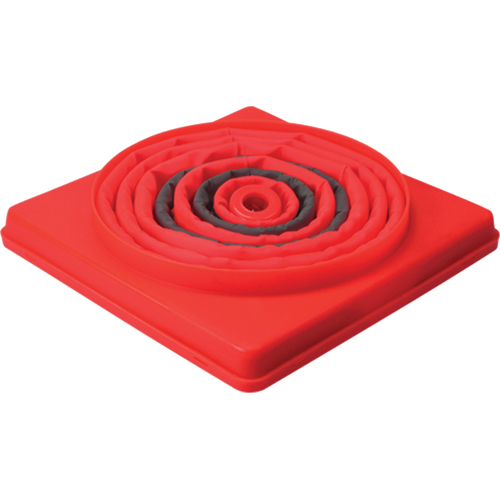 C&ocirc;ne repliable illumin&eacute;, 28" h, Orange OSI Industrial Sales