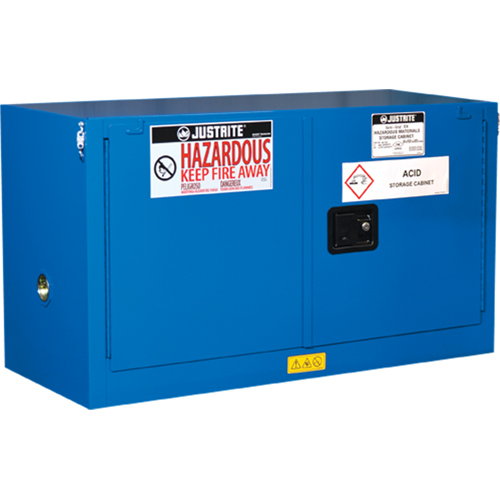 Armoires empilable pour rangement de mati&egrave;res dangereuses Sure-Grip Ex, 17 gal., 43" x 24" x 18" OSI Industrial Sales