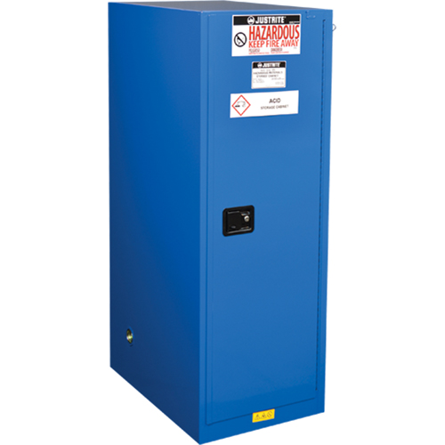 Sure-Grip&reg; Ex Hazardous Material Slimline Safety Cabinets, 54 Gal., 23.25" x 65" x 34" OSI Industrial Sales