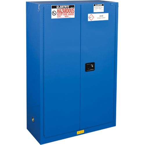 Armoires doubl&eacute;es pour rangement de mati&egrave;res dangereuses Chem-Cor, 45 gal., 43" x 65" x 18" OSI Industrial Sales