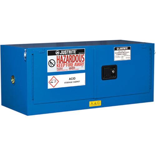 ChemCor&reg; Lined Hazardous Material Piggyback Safety Cabinets, 12 gal., 43" x 18" x 18" OSI Industrial Sales