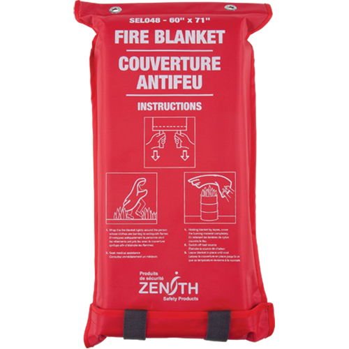 Couverture anti-feu, Fibre de verre, 60"la x 71"lo OSI Industrial Sales