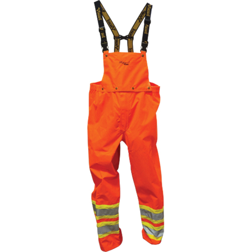 Safety Rainwear, 3X-Large, Polyester/PVC, Orange OSI Industrial Sales