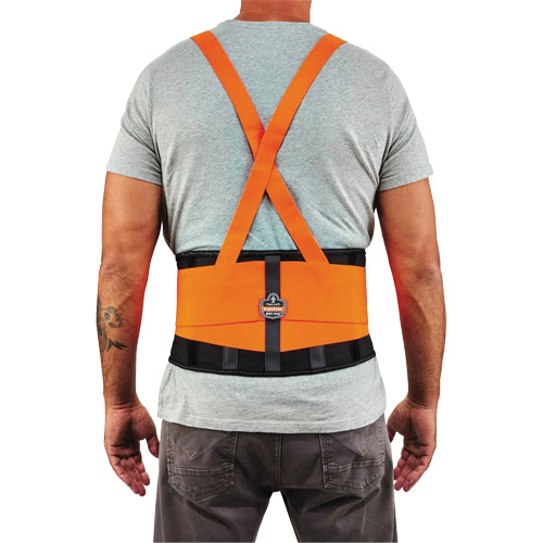 Ceinture de support dorsal haute visibilit&eacute; en &eacute;lasthanne ProFlex 100HV, &eacute;lastique, T-petit OSI Industrial Sales