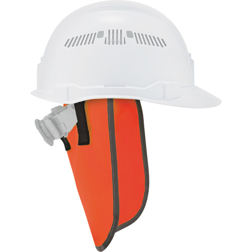 Pare-soleil de cou pour casque de protection GloWear 8006, Orange haute visibilit&eacute; OSI Industrial Sales
