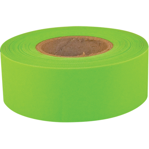 Ruban de signalisation Sub-Zero, 1,2" la x 150' lo, Lime fluorescent OSI Industrial Sales