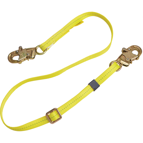 Web Adjustable Positioning Lanyard, 1 Legs, 6', CSA Class B, Polyester OSI Industrial Sales