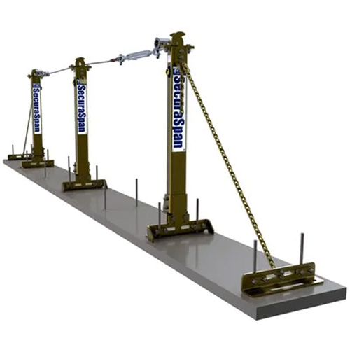SecuraSpan Loop Rebar Horizontal Lifeline System OSI Industrial Sales