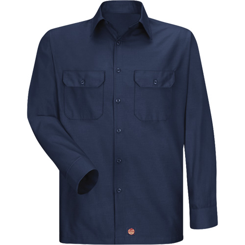 Chemise &agrave; manches longues en tissu ind&eacute;chirable, Hommes, 3T-Grand, Bleu marin OSI Industrial Sales