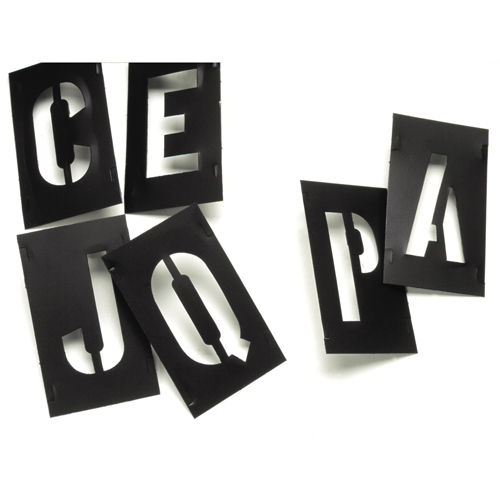 Plastic Interlocking Stencils, Pictogram, 2" OSI Industrial Sales