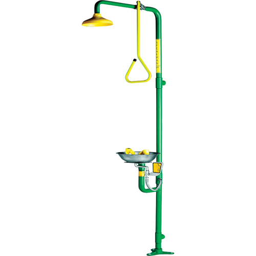 Safe-T-Zone&reg; Aerated Combination Shower & Eye Wash OSI Industrial Sales