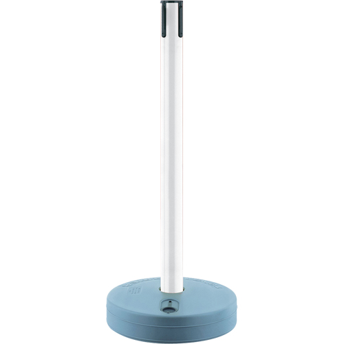 Outdoor TensaBarrier&reg; - Receiver Posts, 37" High, White OSI Industrial Sales