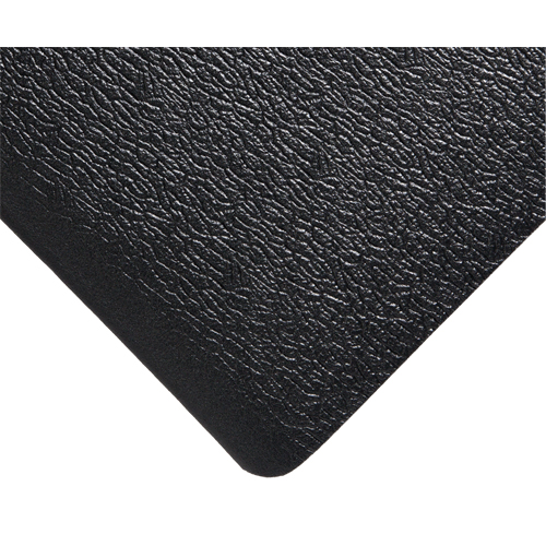 Tapis Deluxe Soft Step No 444, Rugueux, 3' x 5' x 5/8", Noir, &eacute;ponge en PVC OSI Industrial Sales