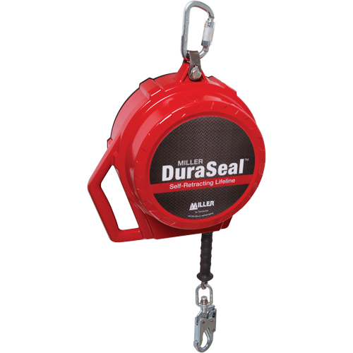 Miller&reg; DuraSeal Self-Retracting Lifeline, 50', Stainless Steel, Swivel OSI Industrial Sales