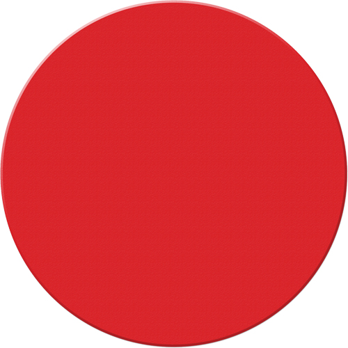 Armor Stripe Lean/5S Markers, Circle, 6" L x 6" W, Red, Plastic OSI Industrial Sales