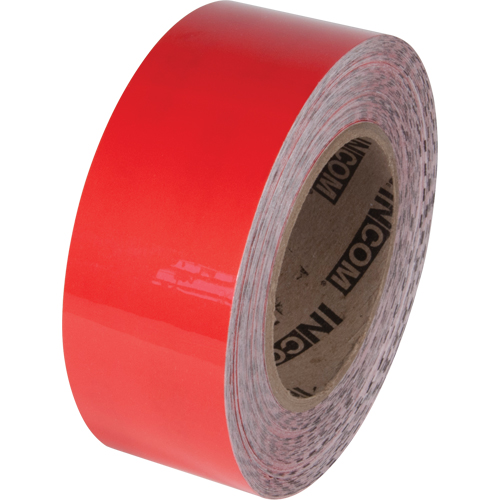 Ruban de marquage pour plancher Tuff Mark, 3" x 100', Polyester, Rouge OSI Industrial Sales