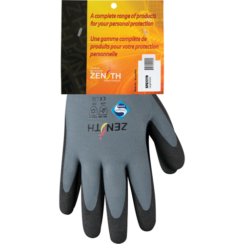 Gants enduits de premi&egrave;re qualit&eacute; ZX-30°, 9/Grand, R&ecirc;vetement PVC, Calibre 15, Enveloppe en Nylon OSI Industrial Sales