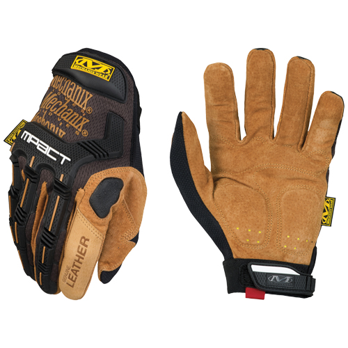 Gants M-Pact, Petit, Paume en Cuir fleur, Poignet Boucle et crochet OSI Industrial Sales