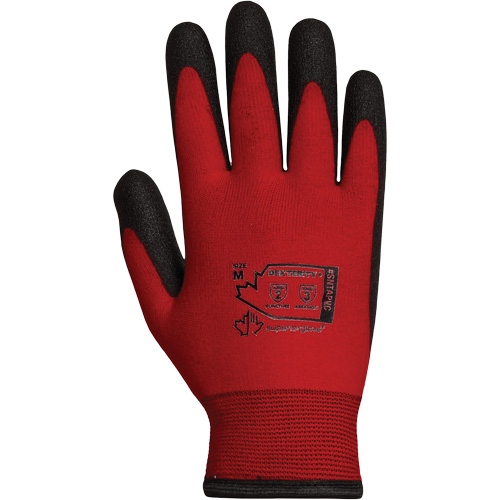 Gants doubl&eacute;s pour l'hiver Dexterity, 11/2T-Grand, R&ecirc;vetement PVC, Calibre 15, Enveloppe en Nylon OSI Industrial Sales