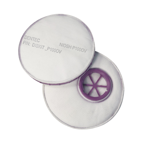 Filtre pour respirateur Diskit, Filtre contre les particules avec suppresion de vapeurs nuisibles, Vapeur organique/Filtre P100 OSI Industrial Sales