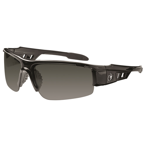 Lunettes de s&eacute;curit&eacute; Skullerz Dagr, Lentille Grise/fum&eacute;e, Anti-&eacute;gratignures, ANSI Z87+/R&eacute;pond ou surpasse la norme CSA Z94.3 OSI Industrial Sales