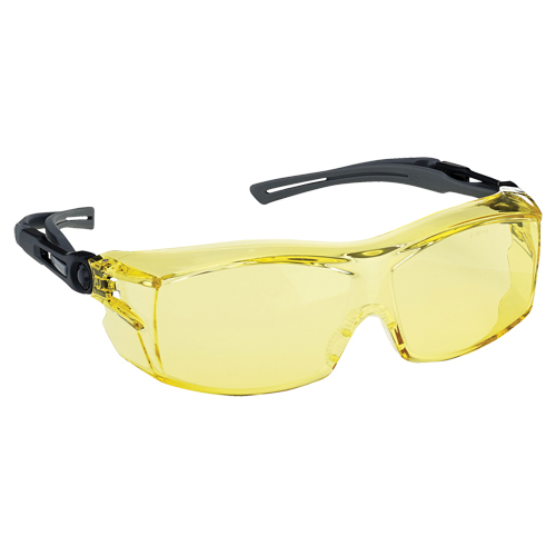 Dynamic OTG Extra Series Safety Glasses, Amber Lens, Anti-Fog/Anti-Scratch, ANSI Z87+/Meets/Exceeds CSA Z94.3 OSI Industrial Sales