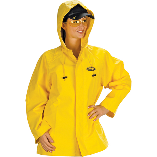 Hurricane Flame Retardant/Oil Resistant Rain Suits - Jackets, 4X-Large, Yellow OSI Industrial Sales