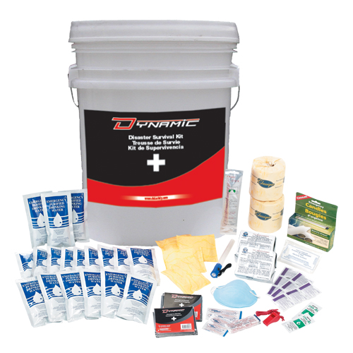 Trousse de premiers soins pour pr&eacute;paration aux situations d'urgence Dynamic, Dispositif m&eacute;dical Classe 1, Seau OSI Industrial Sales