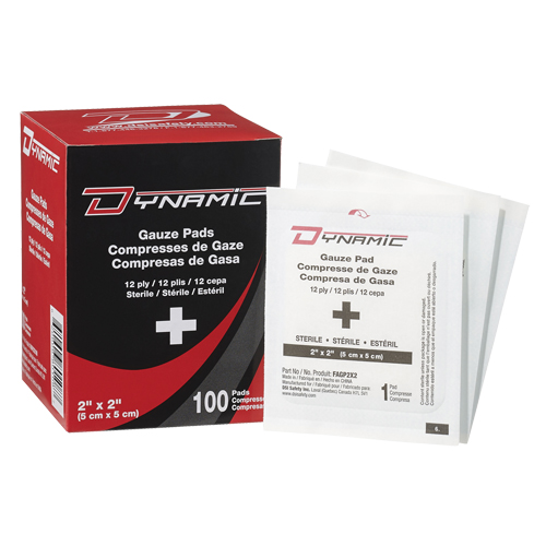 Dynamic Gauze, Pad, 2" L x 2" W, Sterile, Medical Device Class 1 OSI Industrial Sales