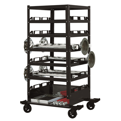 Six Tier Storage Cart, Steel OSI Industrial Sales